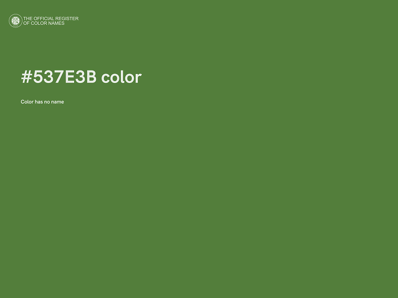 #537E3B color image