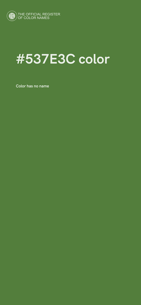 #537E3C color image
