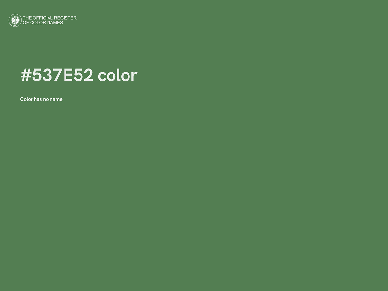 #537E52 color image