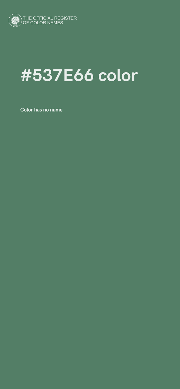 #537E66 color image