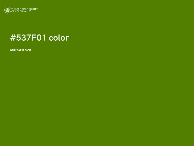 #537F01 color image