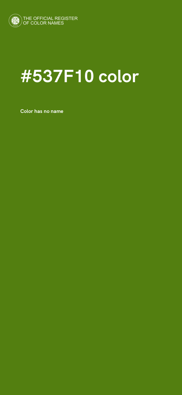 #537F10 color image