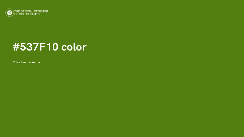 #537F10 color image