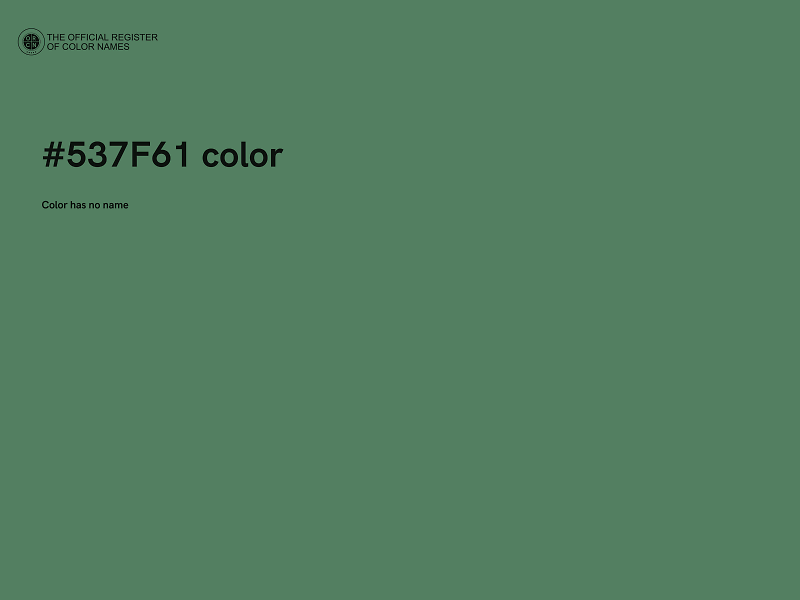 #537F61 color image