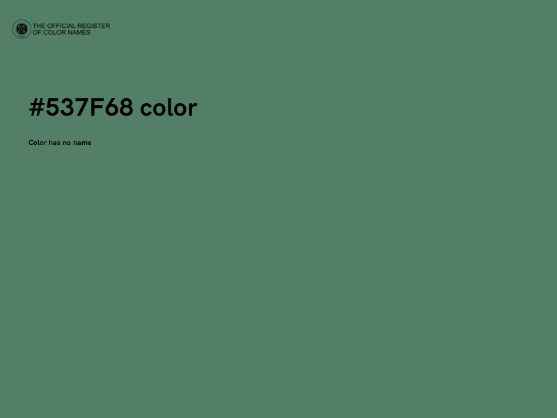 #537F68 color image