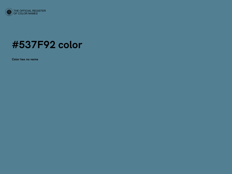 #537F92 color image