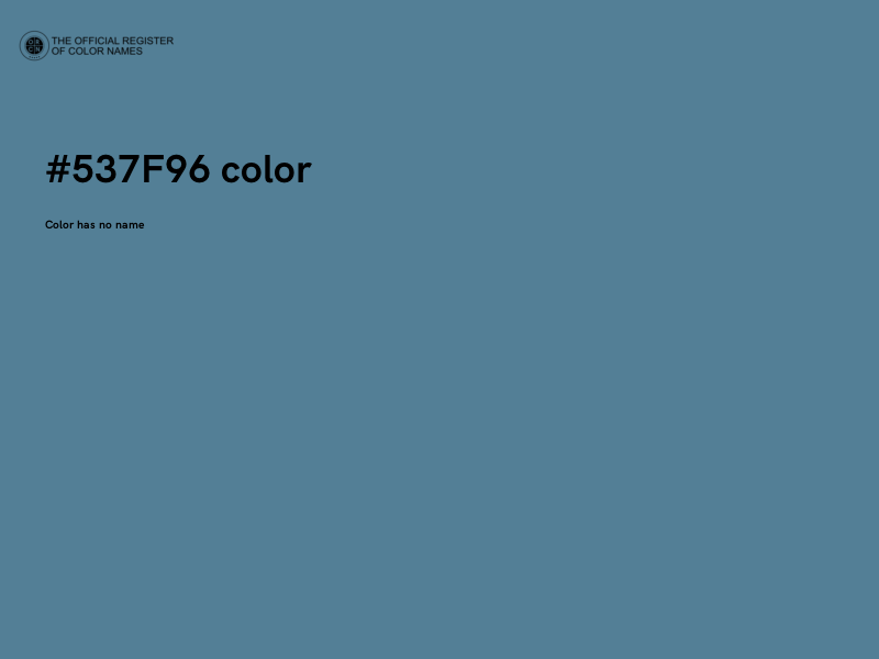#537F96 color image