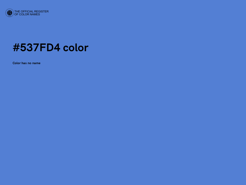 #537FD4 color image