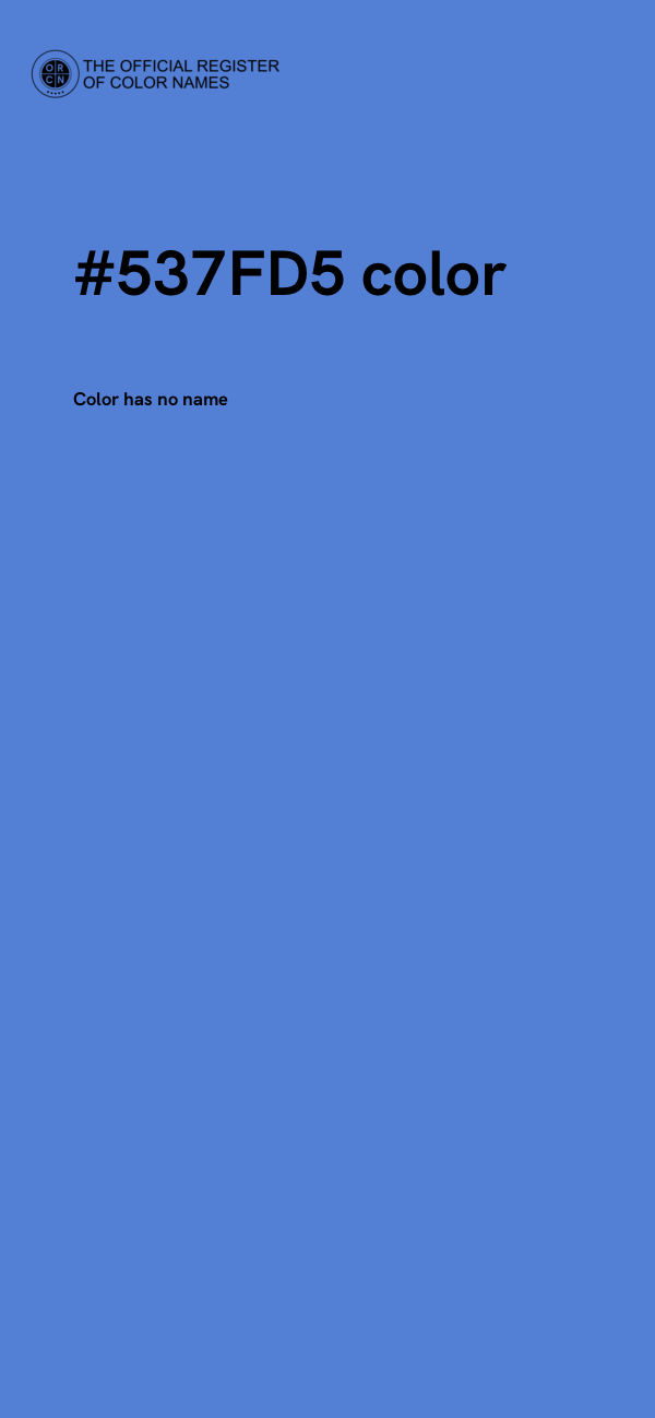 #537FD5 color image