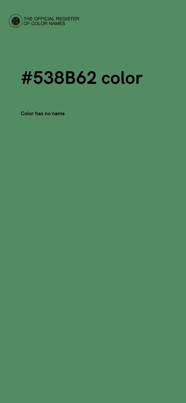 #538B62 color image