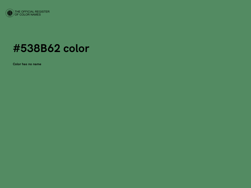 #538B62 color image