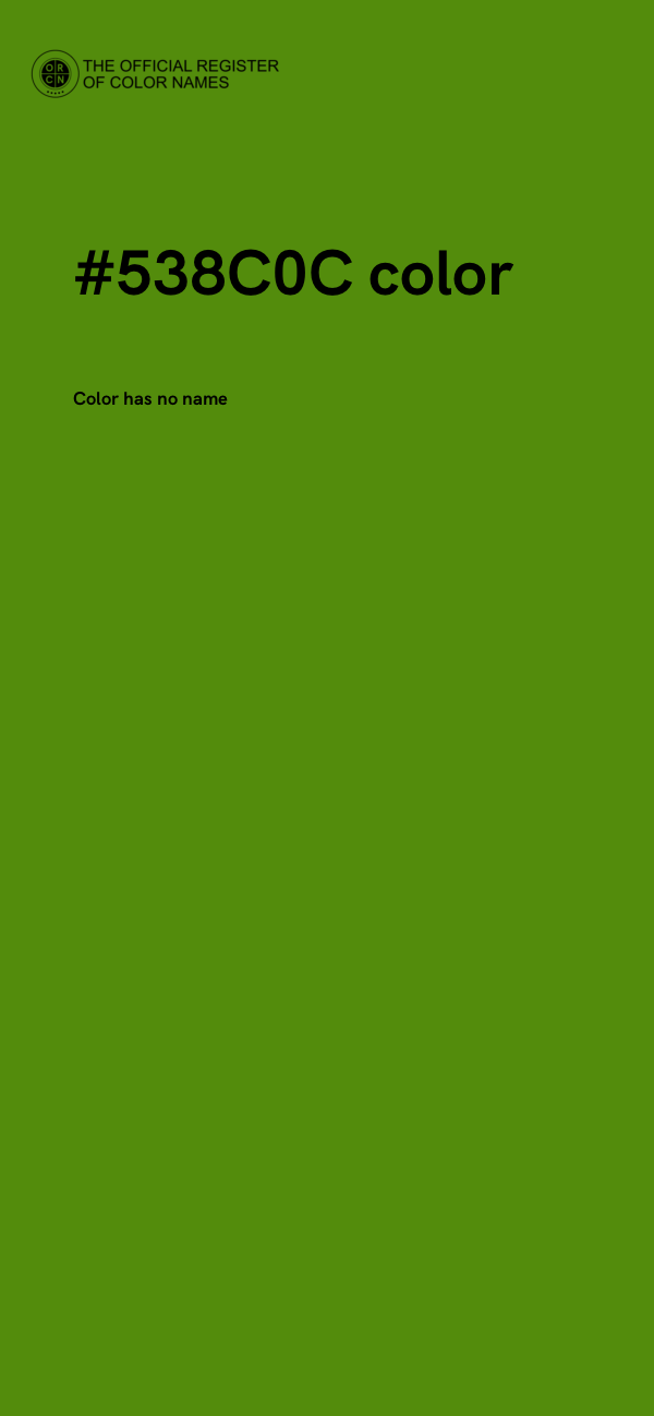 #538C0C color image