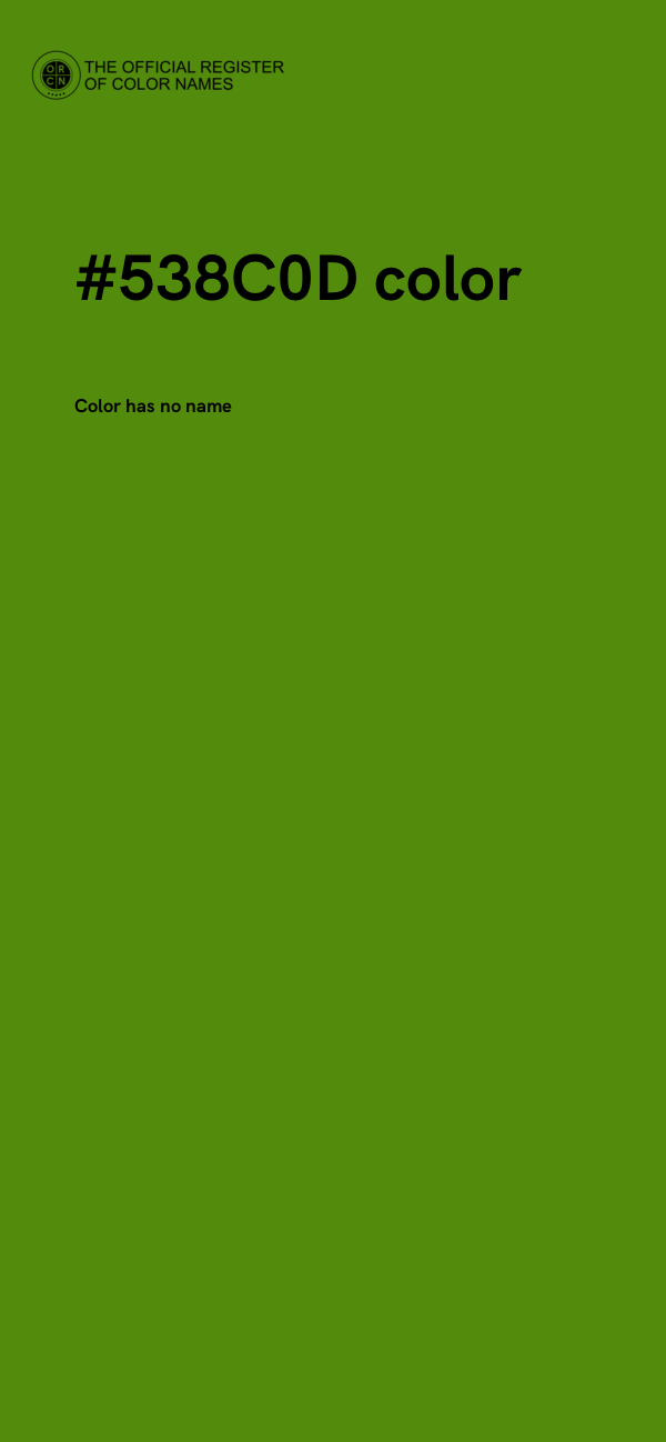 #538C0D color image