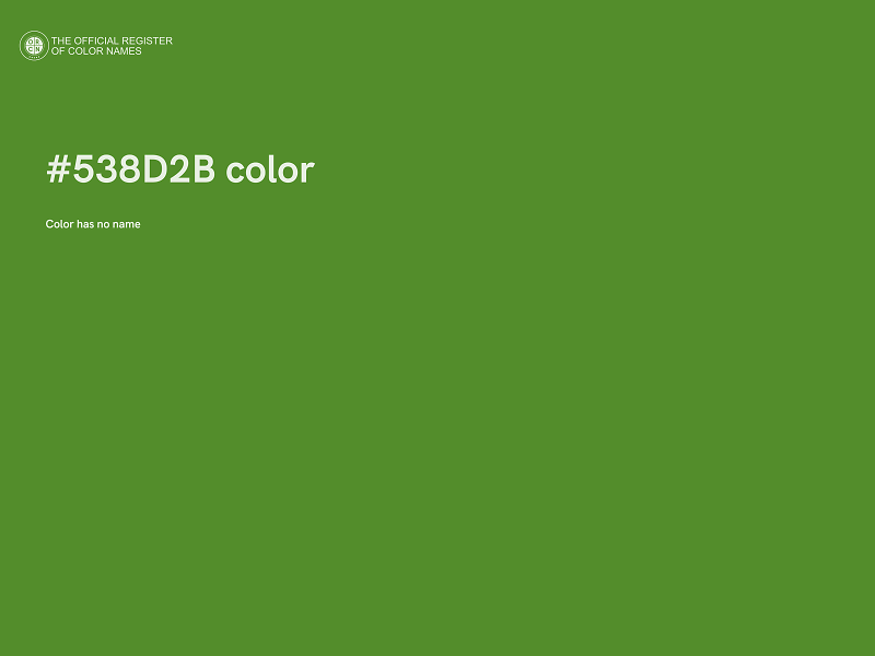 #538D2B color image