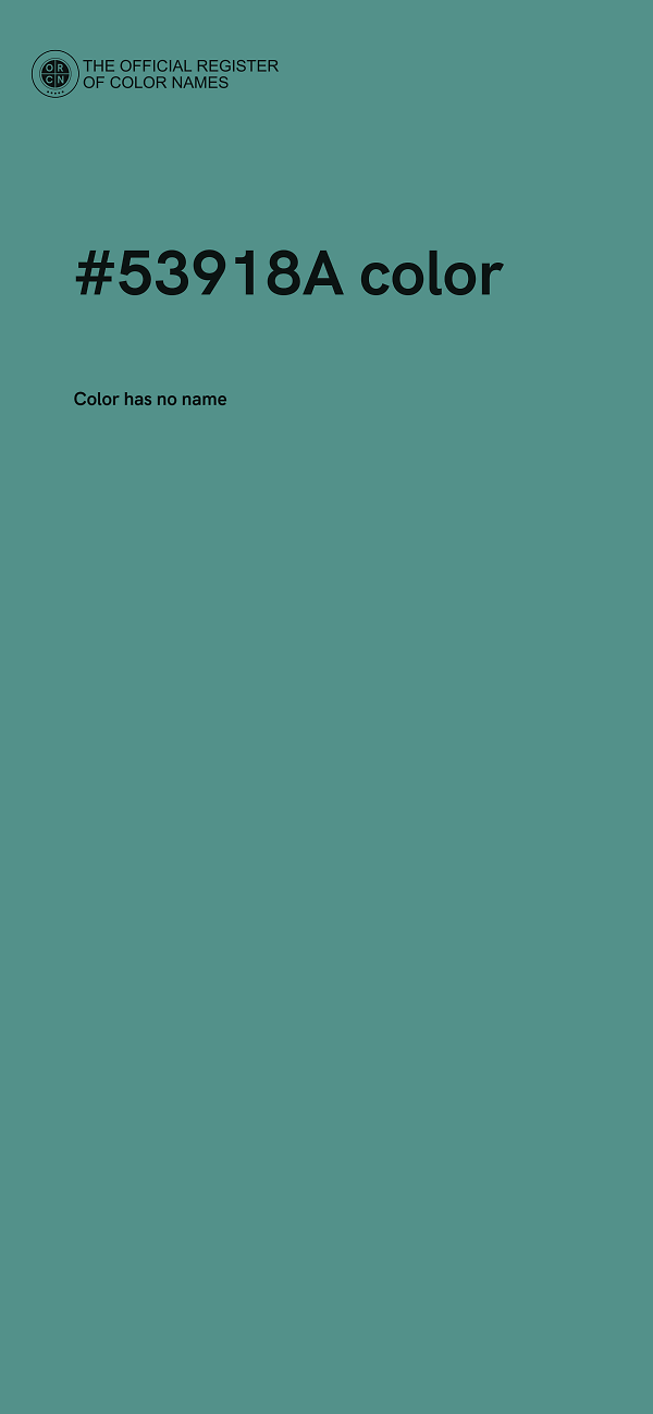 #53918A color image