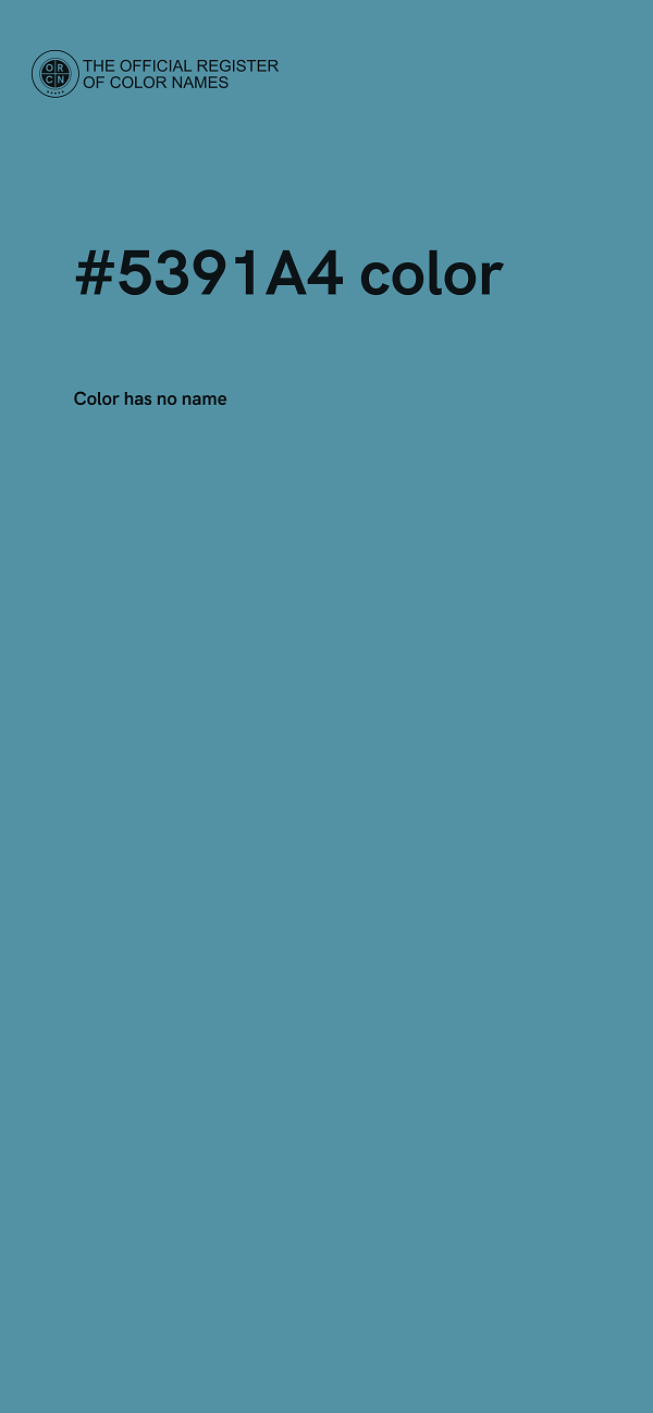#5391A4 color image