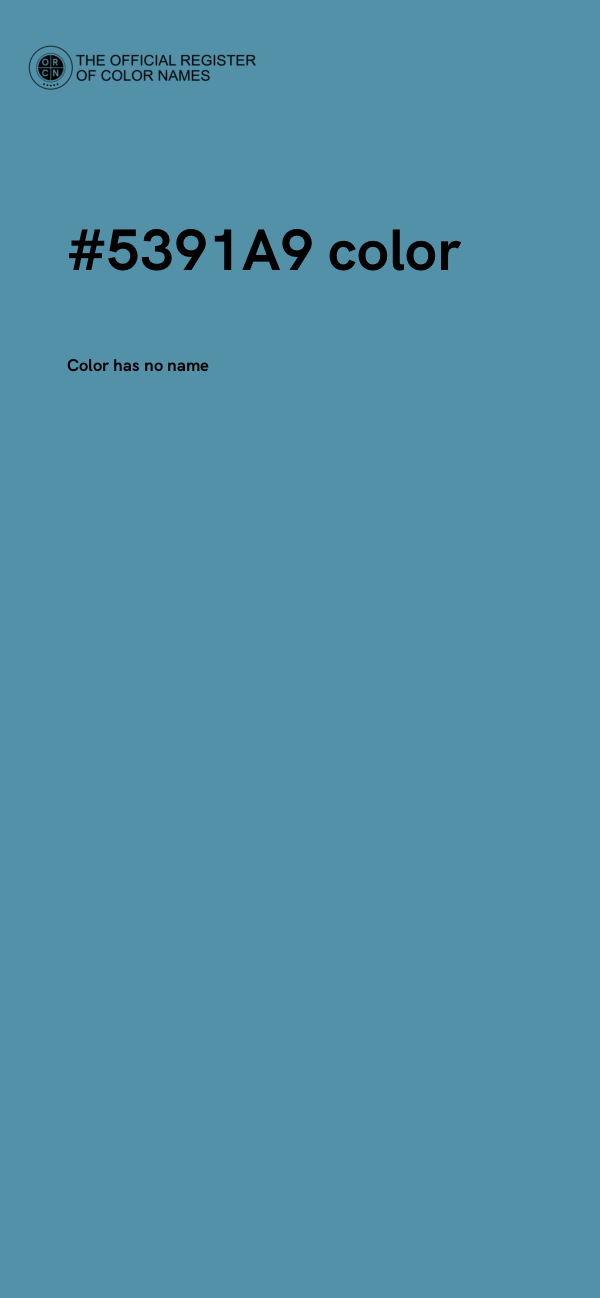 #5391A9 color image