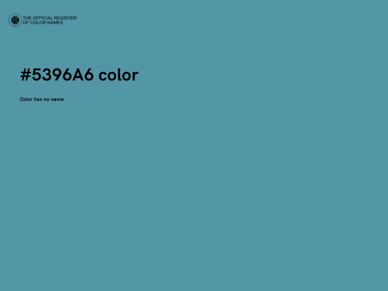 #5396A6 color image