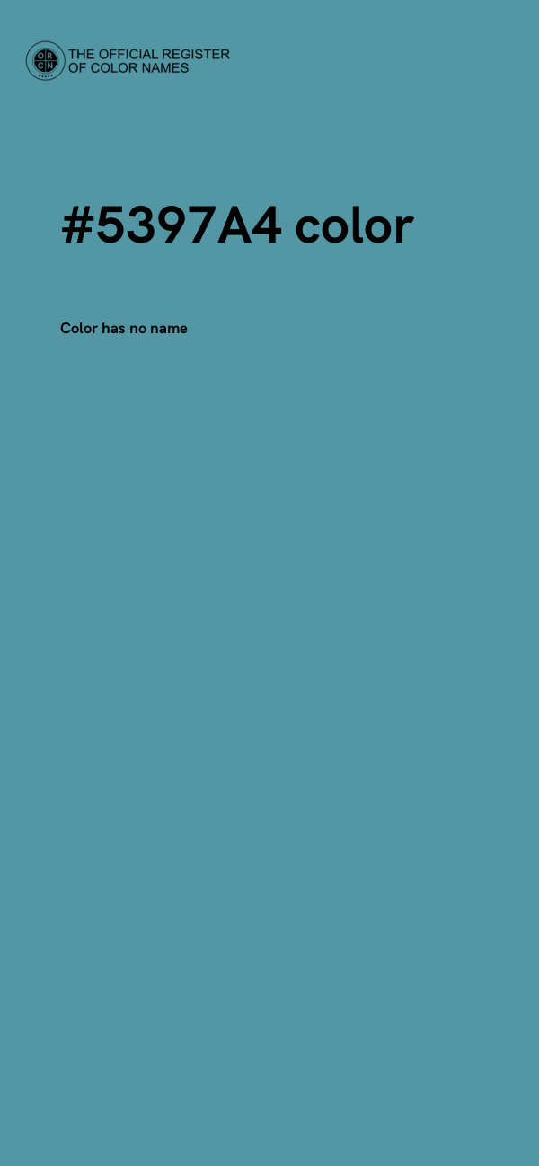 #5397A4 color image