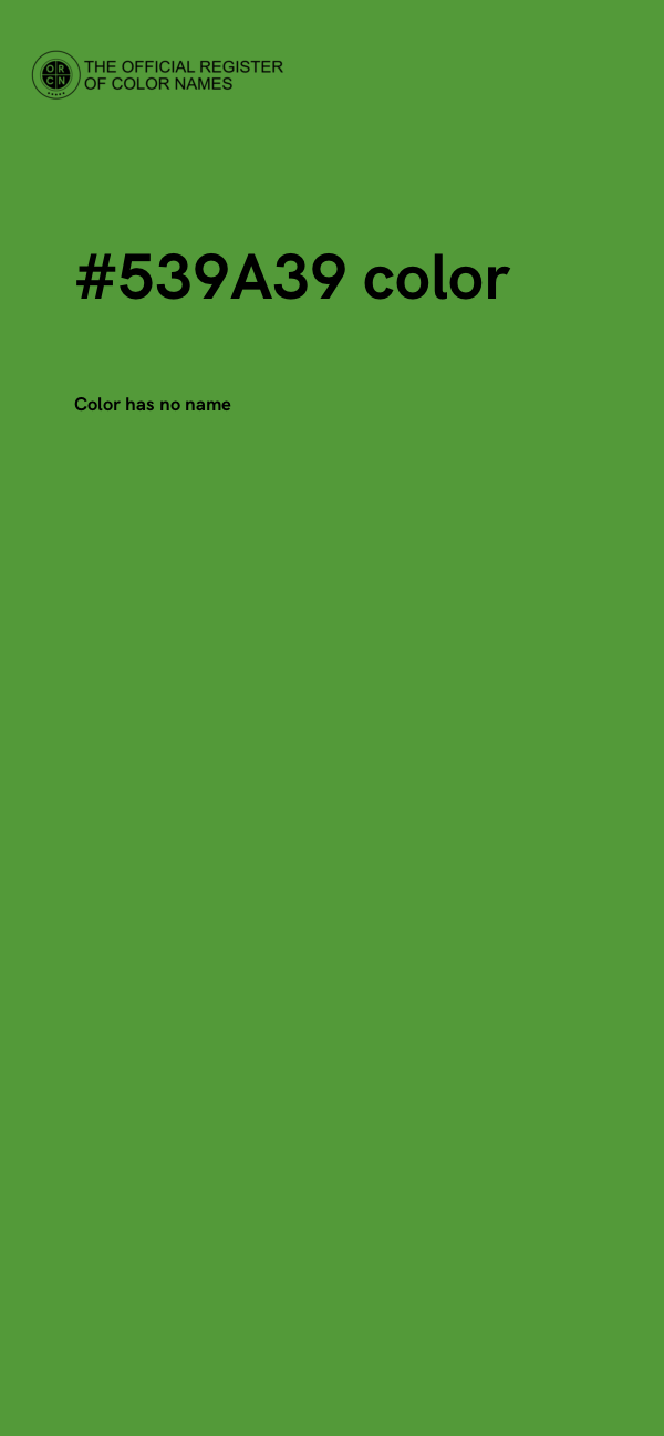 #539A39 color image