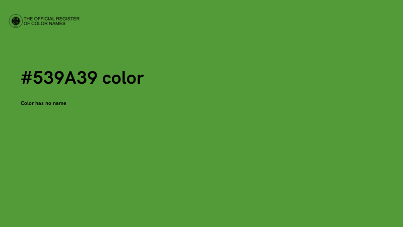 #539A39 color image