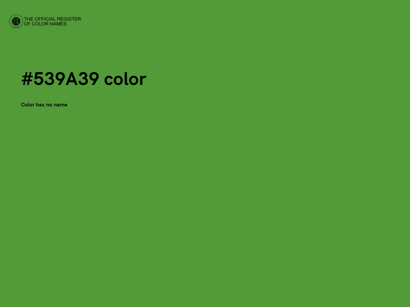 #539A39 color image