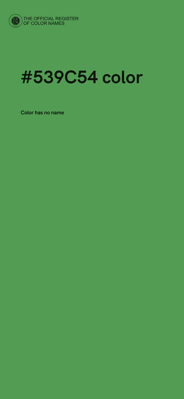 #539C54 color image