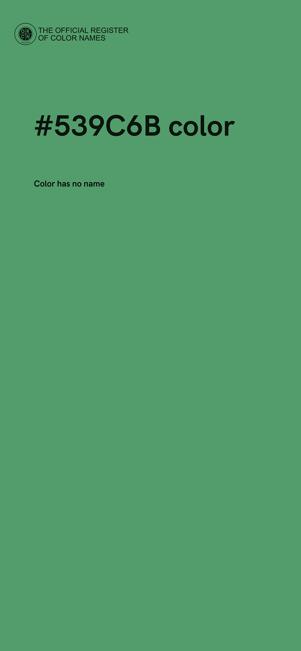 #539C6B color image