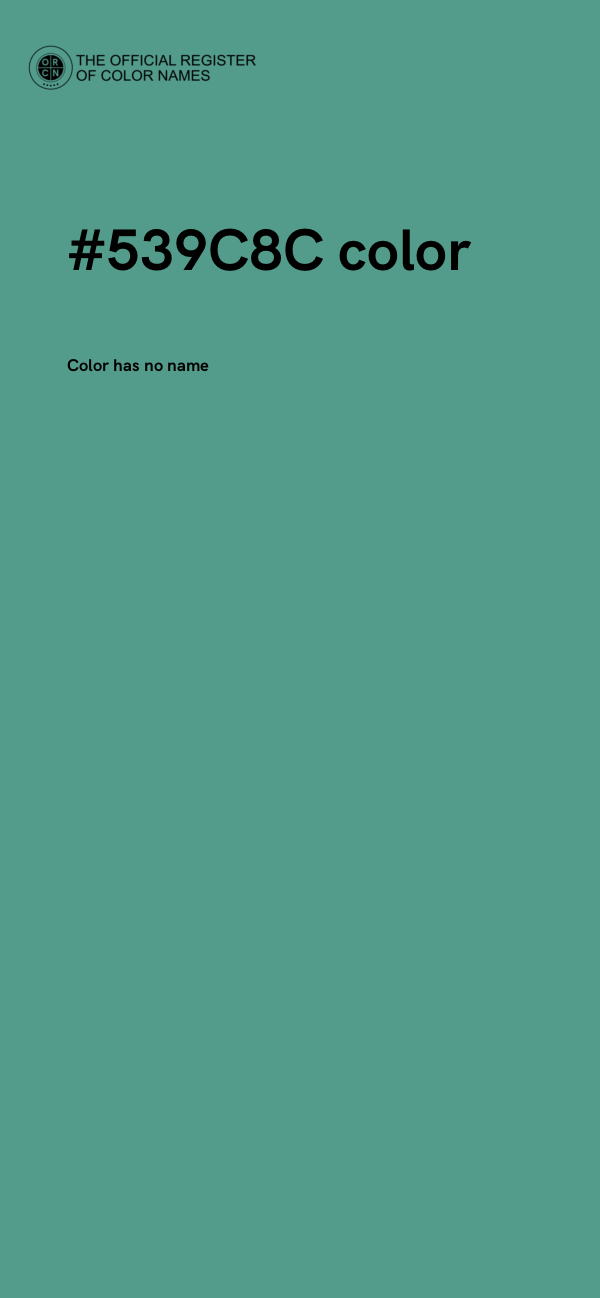 #539C8C color image