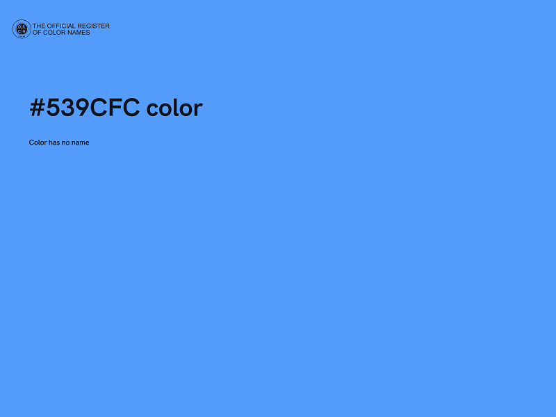 #539CFC color image