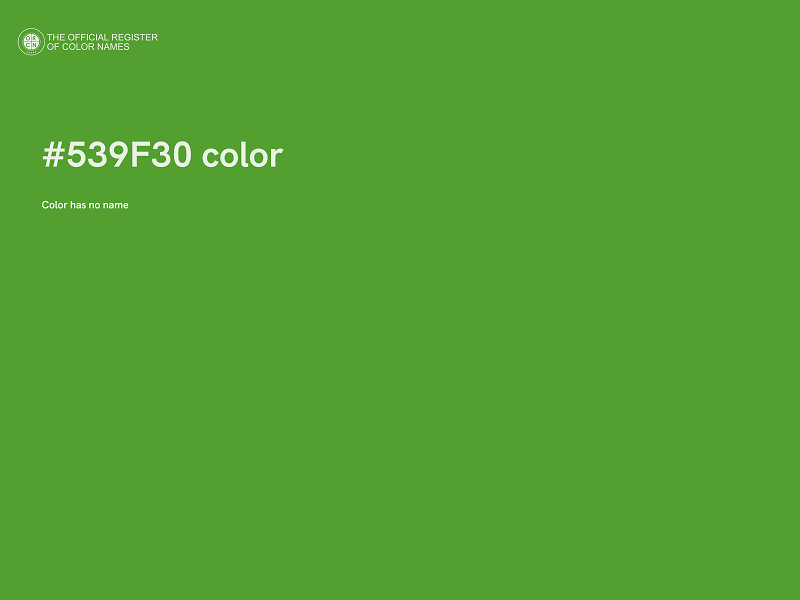 #539F30 color image