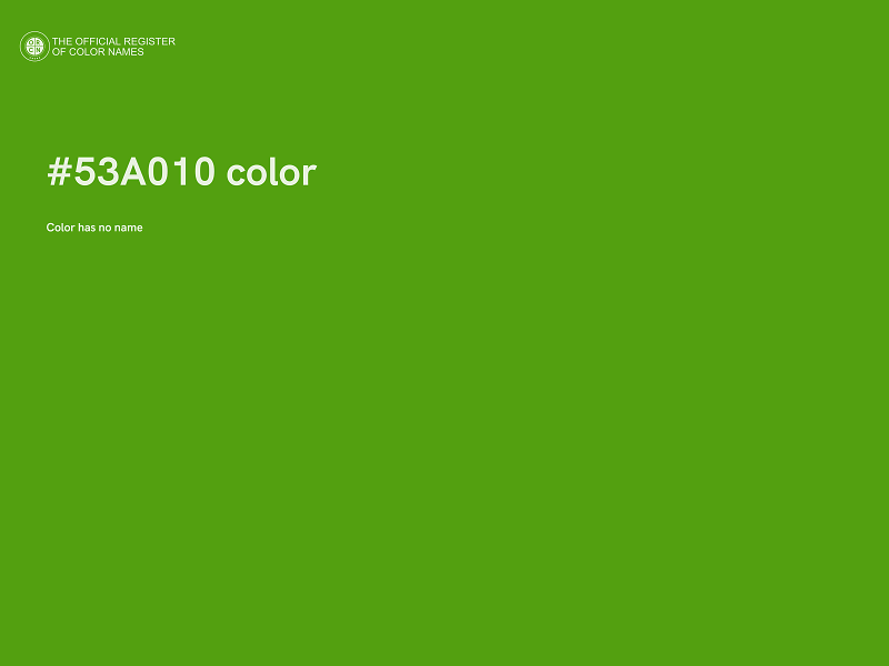 #53A010 color image