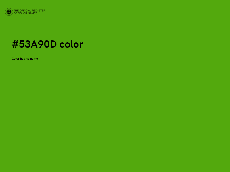 #53A90D color image