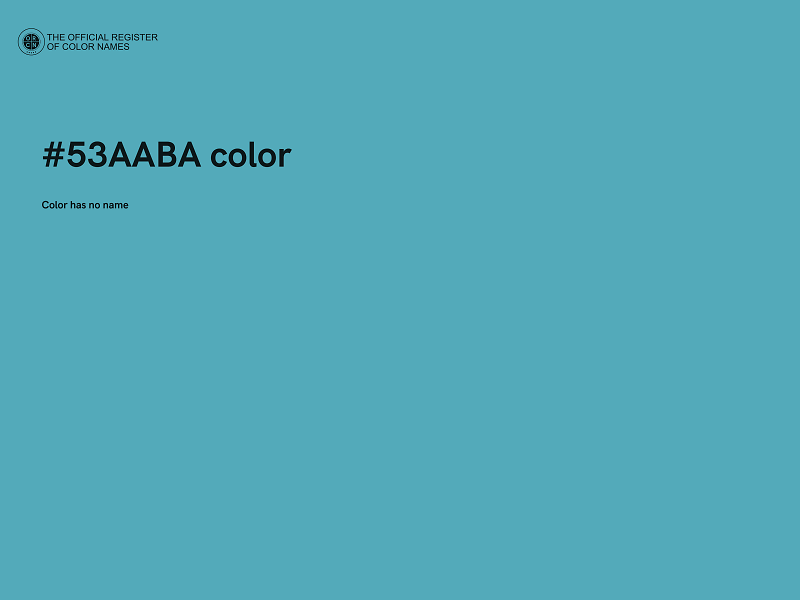 #53AABA color image