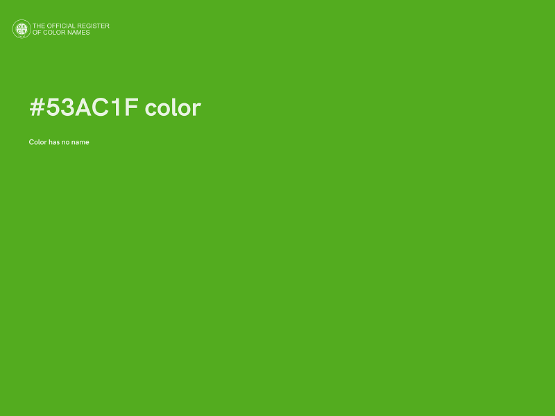 #53AC1F color image