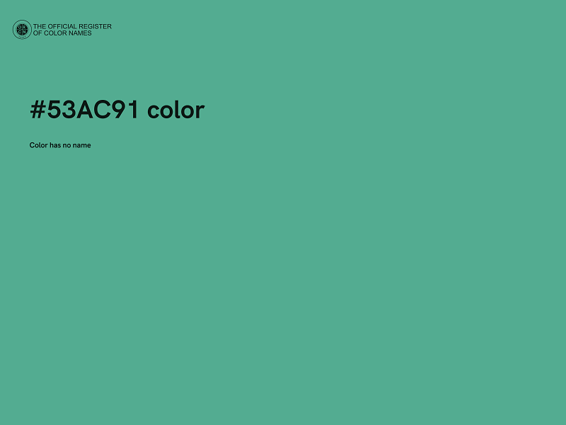 #53AC91 color image