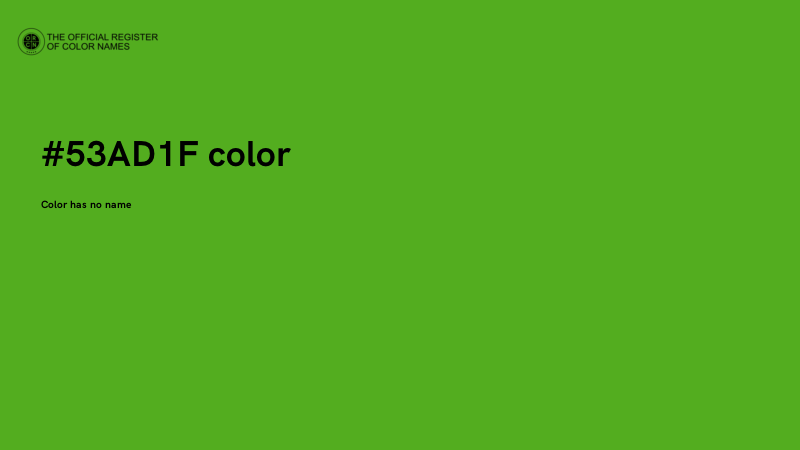 #53AD1F color image