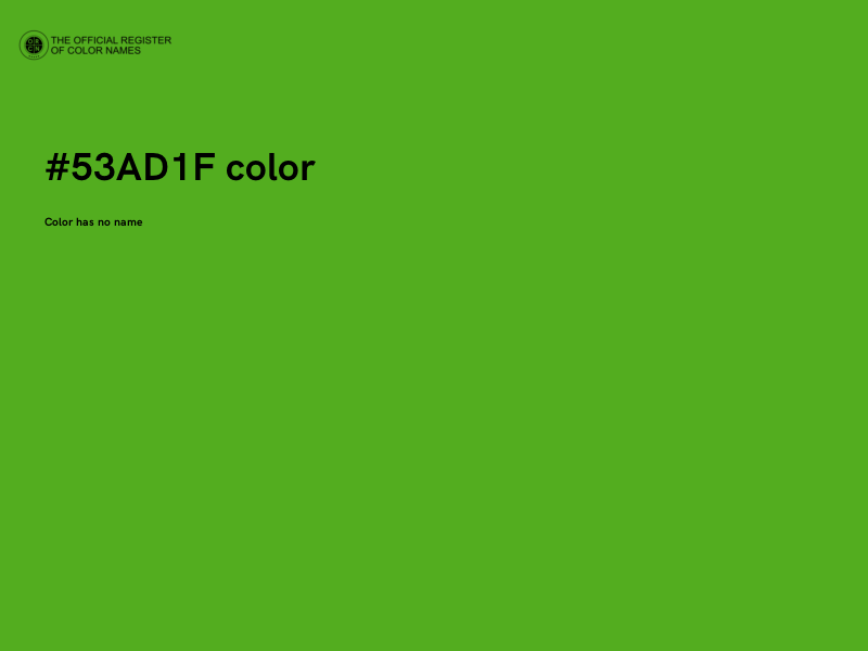 #53AD1F color image