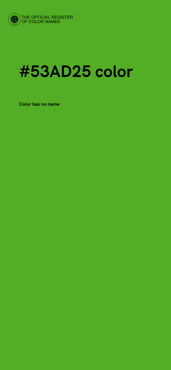 #53AD25 color image