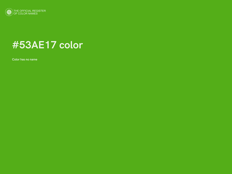 #53AE17 color image