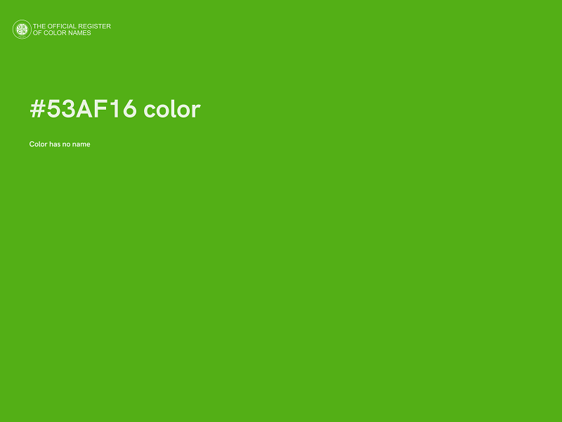#53AF16 color image