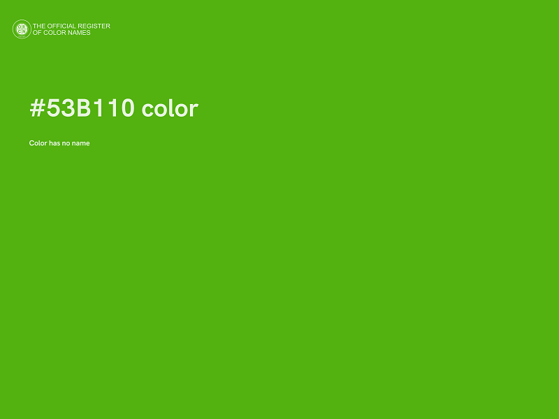 #53B110 color image