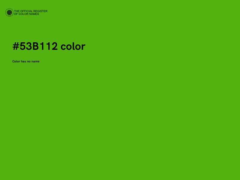 #53B112 color image