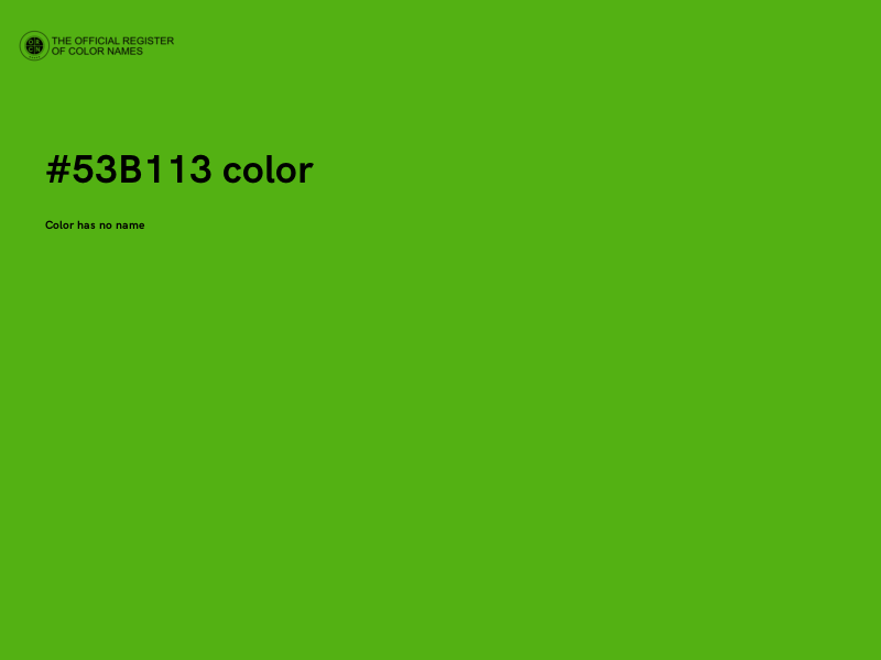 #53B113 color image