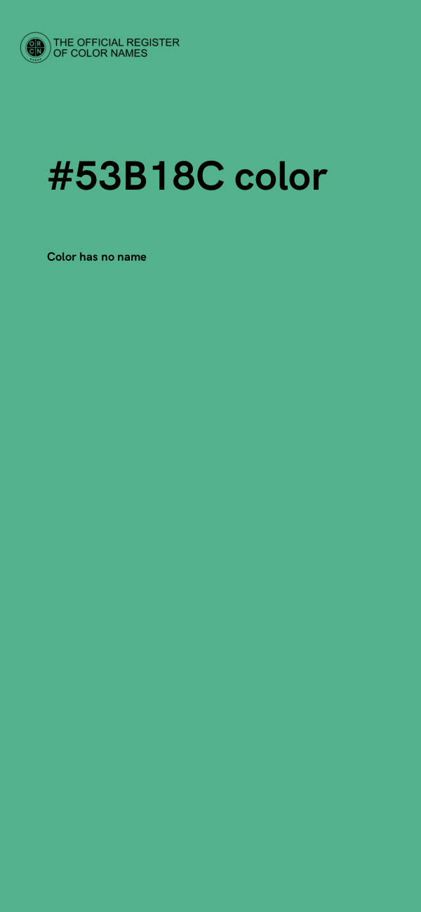 #53B18C color image