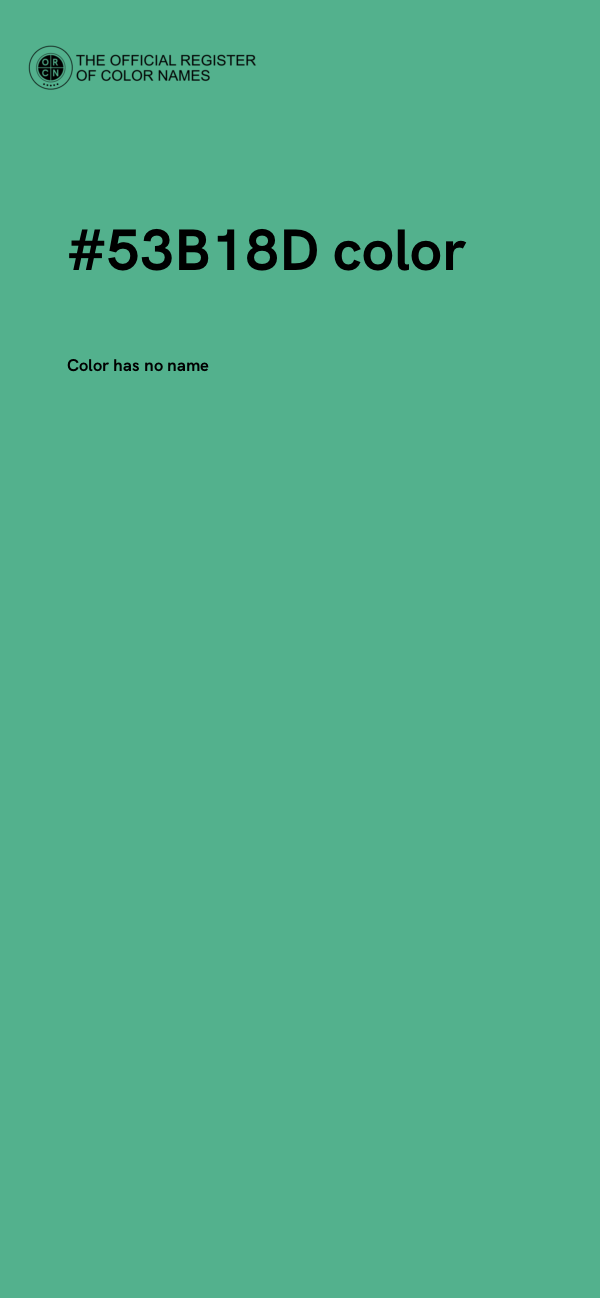 #53B18D color image