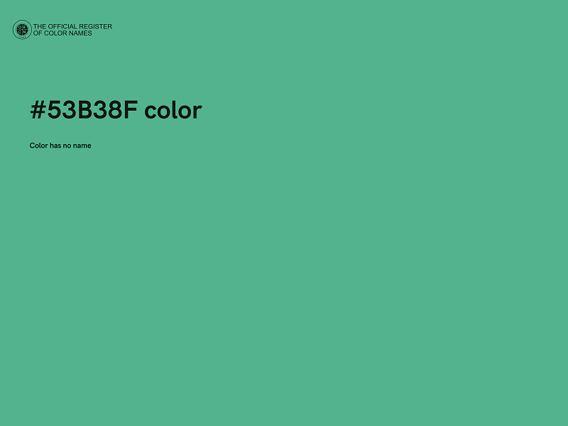 #53B38F color image