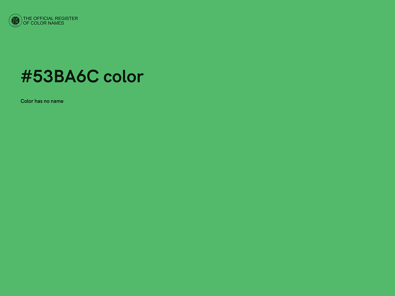 #53BA6C color image