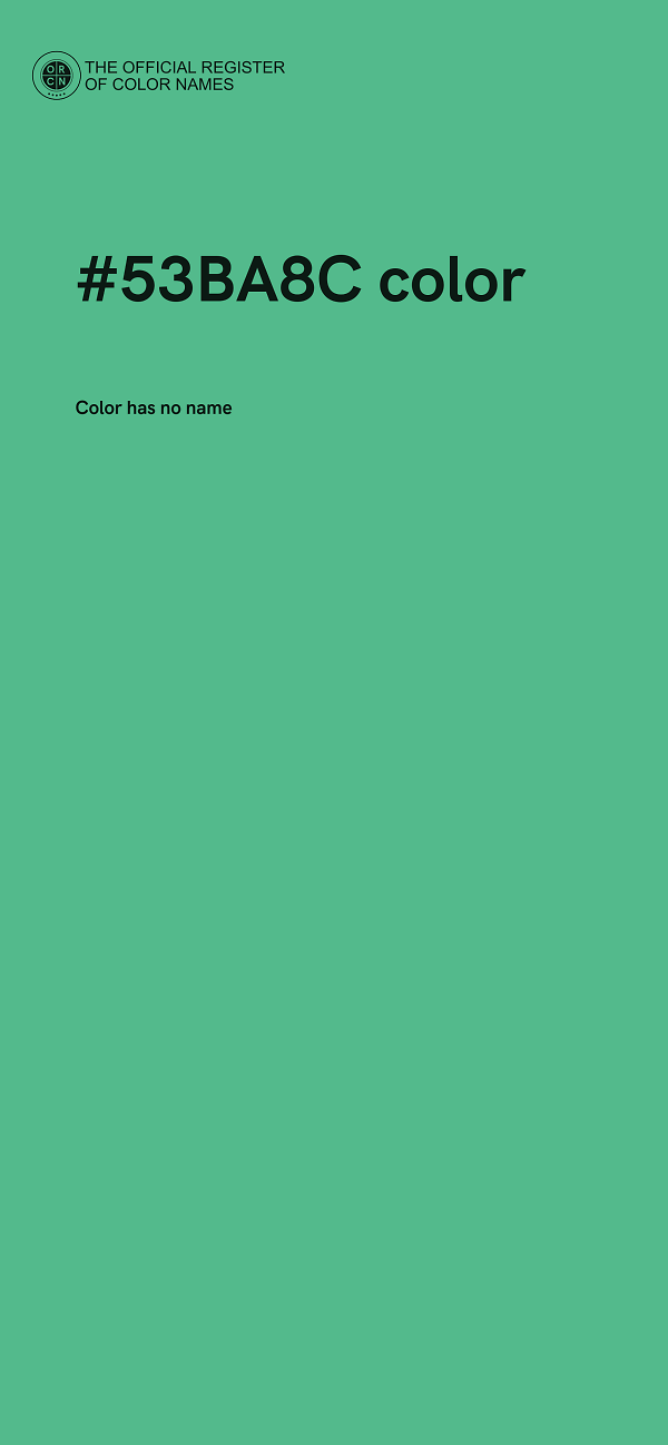 #53BA8C color image