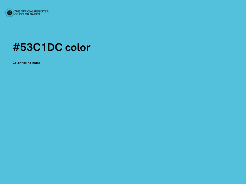 #53C1DC color image